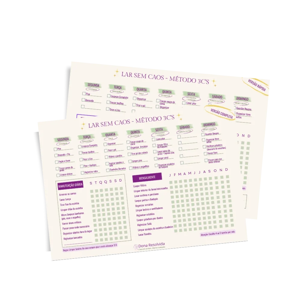 Cronograma de Limpeza